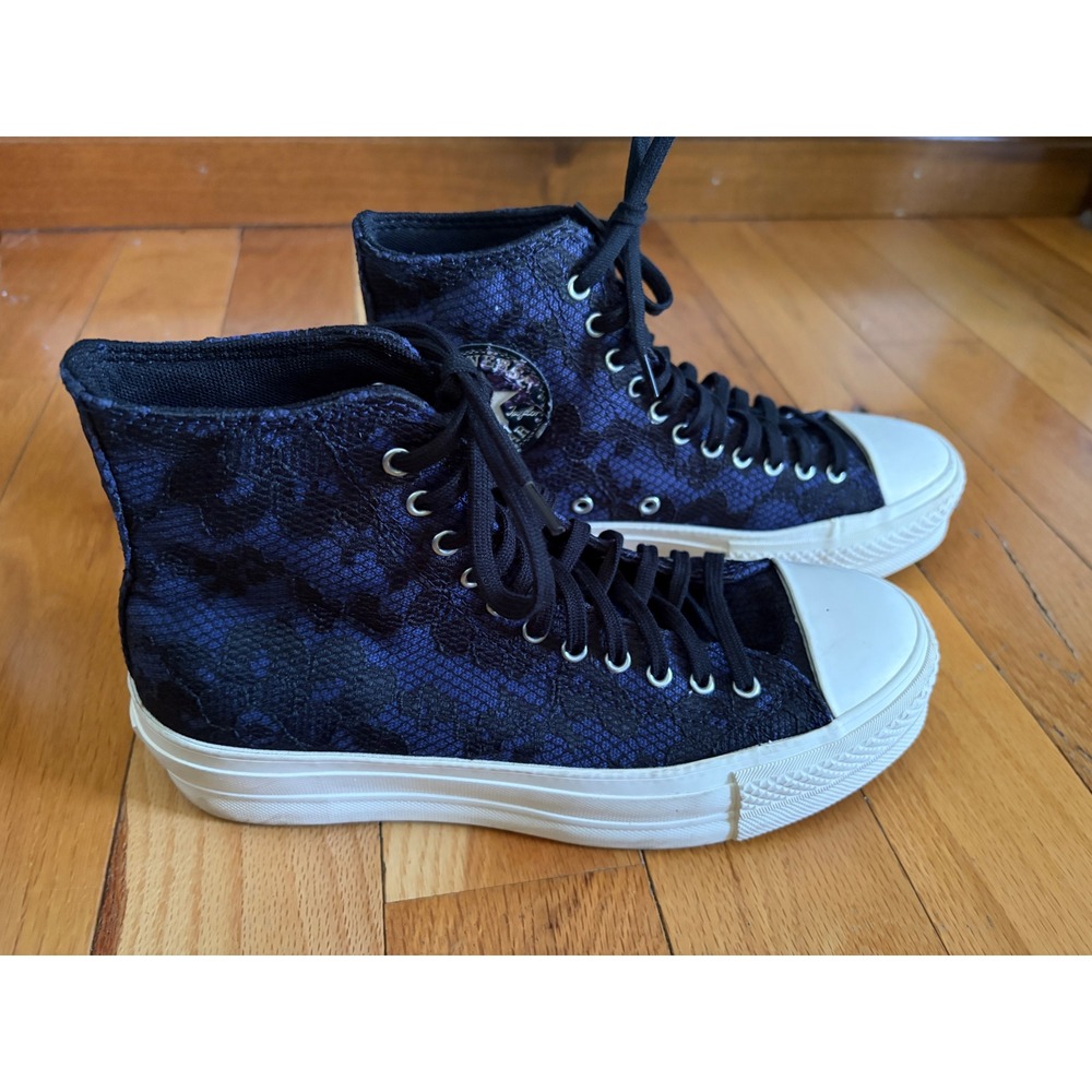Converse Women's Chuck Taylor All Star Lift Hi platform sneakers lace size 7